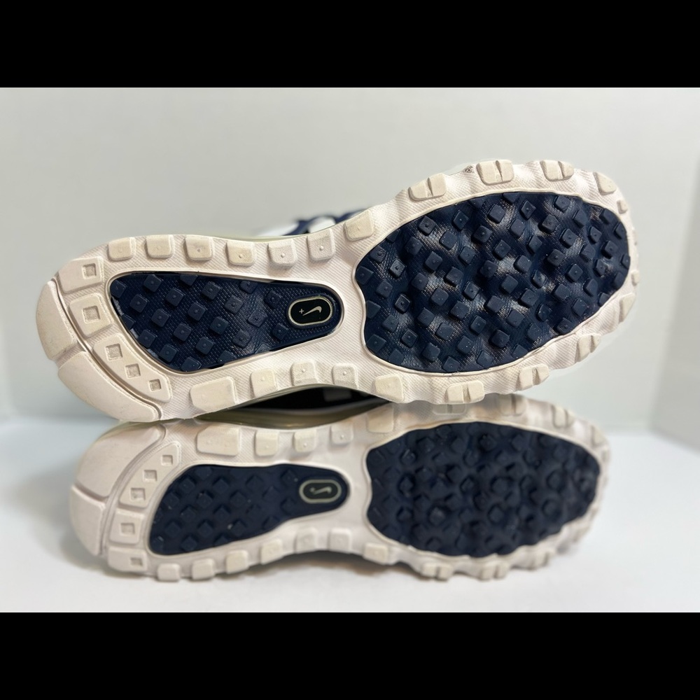 NIKE TR MAX 360 RUNNING SHOES WHITE Blue 599286 401 SZ 12.5 - Picture 12 of 14